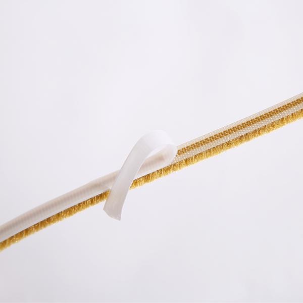 Sliding Window Weather Stripping Brush Seal with Hot Melt Glue Tape and Soundproof Function
