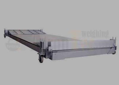 Commercial Mobile Truck Weighing Scale 60t Capacity With 4 Movable Wheels