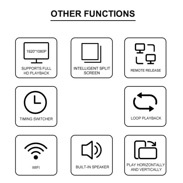 Взрывозащищенный стеклянный профессиональный на открытом воздухе игрок рекламы Signage цифров тотема Signage цифров