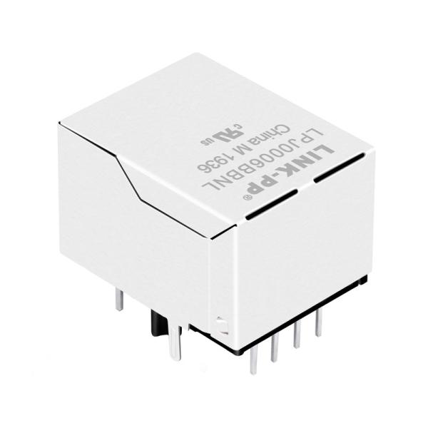 Les noyaux d'aimant RJ45 de LPJ0006BBNL 4 ont protégé l'Ethernet de la prise 10/100Mbps