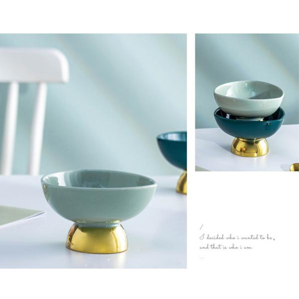 Porcelain Ceramic Home Decoration Cup For Ice Cream Dessert OEM