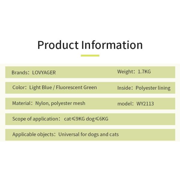 36cm 14.17in Foldable Pet Carrier Bag For Dogs Cats