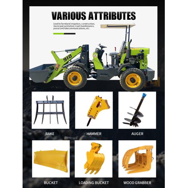 Hot Mini China Diesel Loader Small Bucket Wheel Loader Mini Front Loader at Good Price