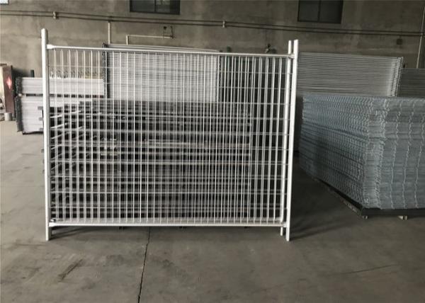 Security Barrier 5mm Temporary Steel Fencing For Construction Event