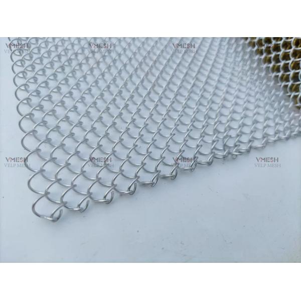 Rede Decorativa de Arame Quadrado Chain Link Cortina Screen Partition Tecido Decorar Rede de Arame Quadrado