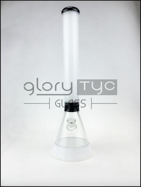 19mm Water Pipes Glass Bongs 18 Inch Glass Beaker Tobacco Hookah Hand Pipe
