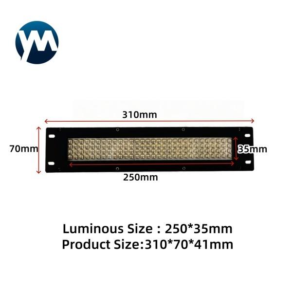 Lámpara de curado UV de 1200W refrigerada por agua para sistema de pintura de resina y pegamento de serigrafía UV