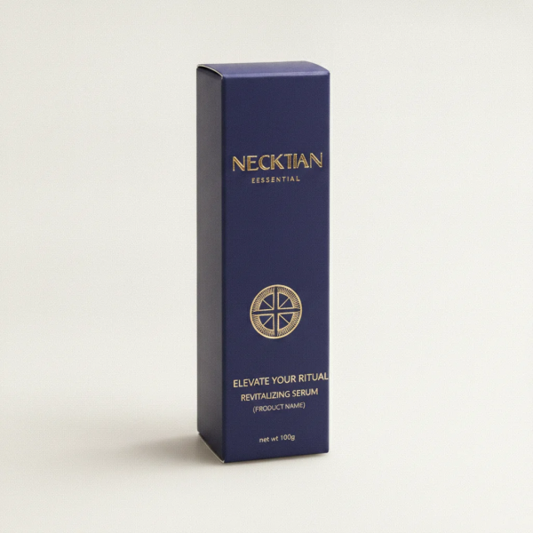 Customized Cosmetics Packaging Boxes White Card Paper And Gold Foil