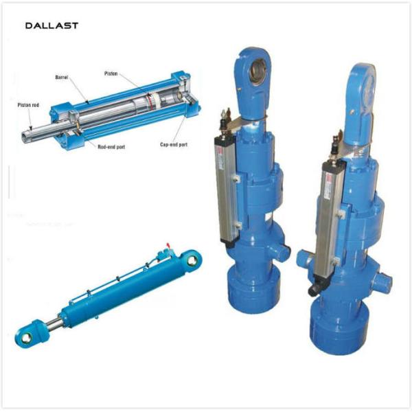 El tipo cilindro del pistón del vehículo/del camión de la industria del aceite hidráulico dobla la actuación