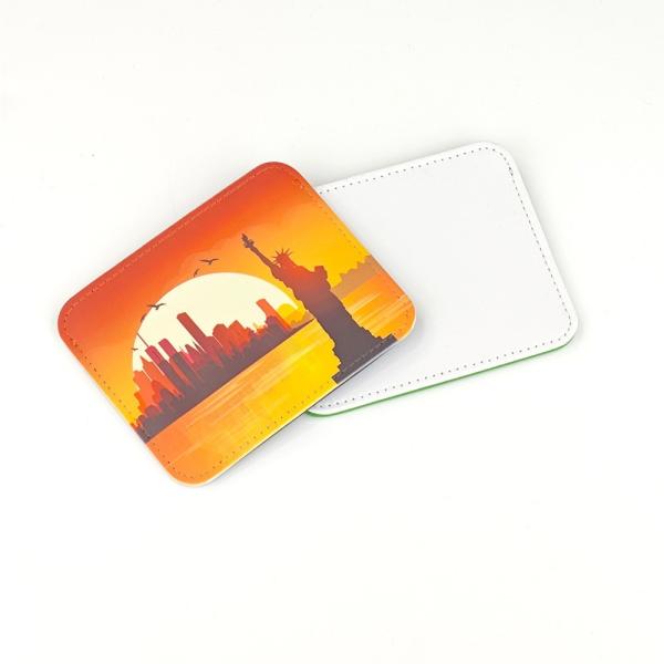 Custom Leather Cardholder Sublimation Leather ID Credit Card Holder