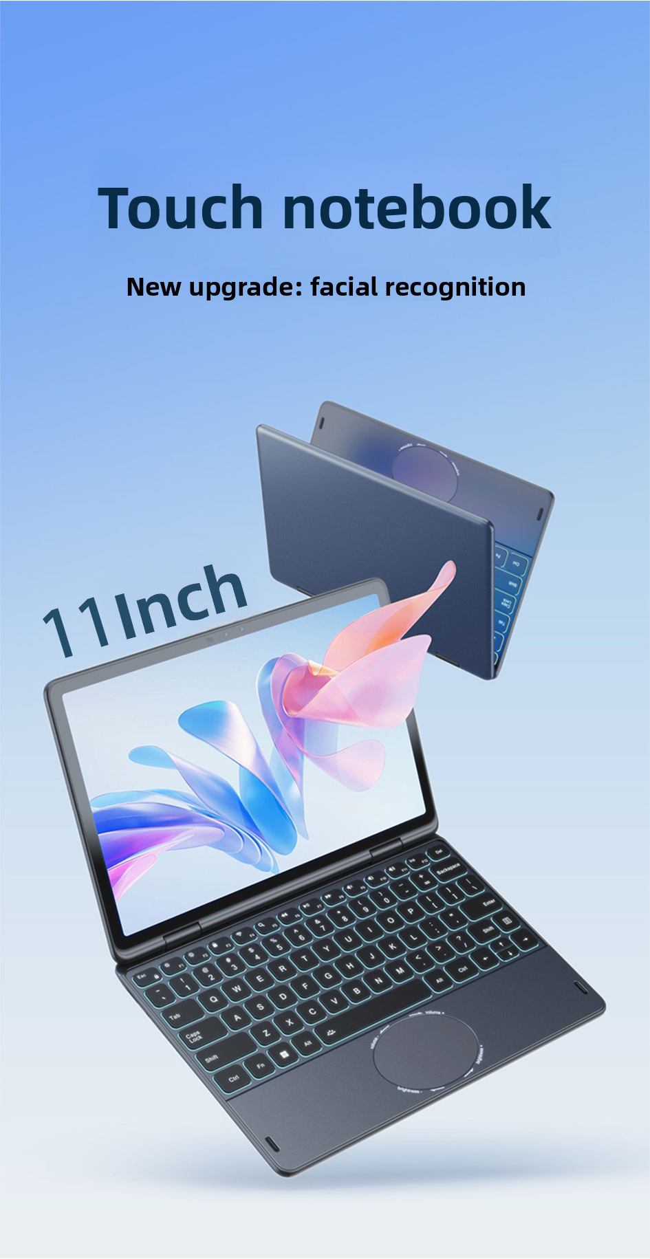 Aether  Factory Notebookcomputer 11Inch IPS Business UltraThin Portable Laptop Windows 10 11 Intel N100 Narrow Bezel