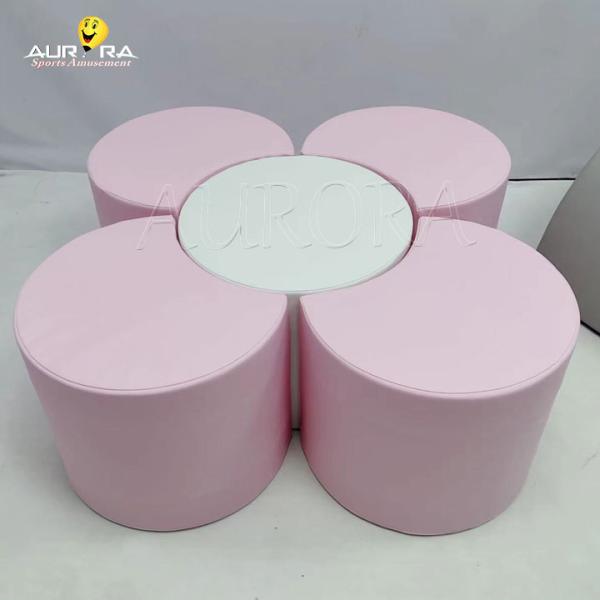 Playground Soft Play Equipment Set Outdoor Plays Pink Blue White Indoor Bouncy