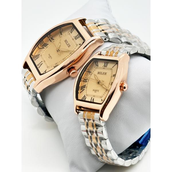 Водостойкие роскошные паральные часы Светящиеся кварцевые часы из нержавеющей стали