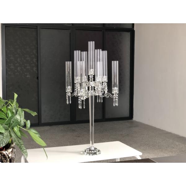 Оптовая шикарная железная лентовая фигура с золотыми подсвечниками для центральных элементов свадебного стола