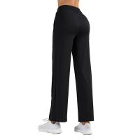 Pantalon de yoga de fusée pour des femmes avec le logo fait sur commande de poches