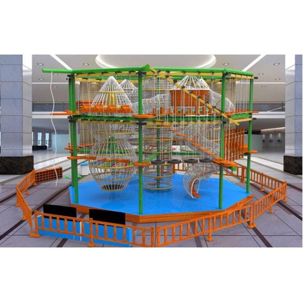Plastic Wood  Adventure Playground Equipment For Gardens Children Trainning