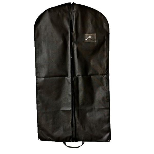 Recycled Wedding Dress Zippered Garment Bags With Pockets Silk Screen Printing