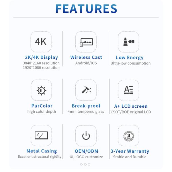 65 inch Ultra-HD Clarity Meets Military-Grade Protection 4K UHD Public Display TV – Vandal-Proof & Commercial-Grade