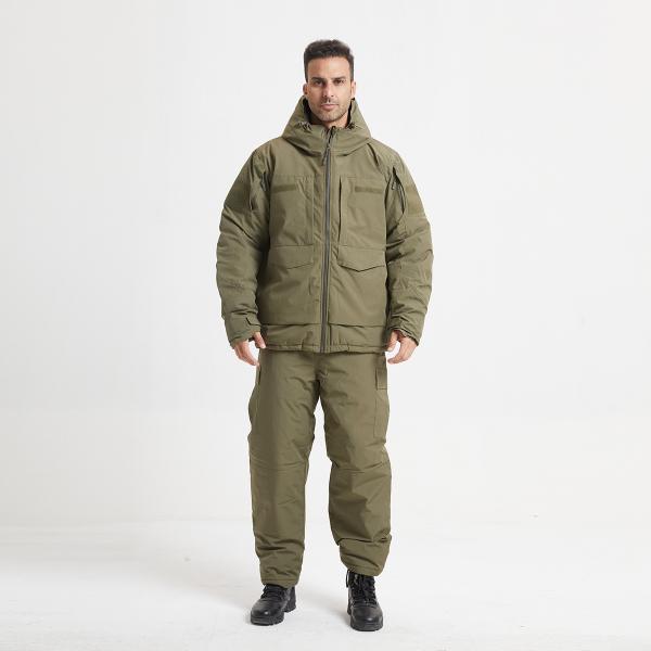 Camouflage Military Winter Coat Cotton Lined Stand Collar Jacket for Winter Occasions
