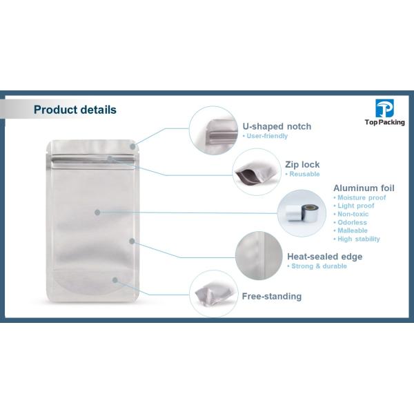 8x12 Inch Anti Static Electronics Heat Seal ESD Barrier Bags Aluminum Foil Bags