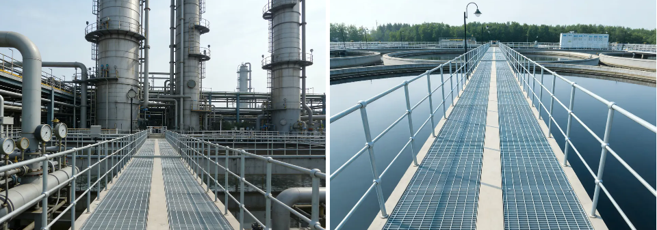 Heel Guard Mini Mesh Stainless Steel Bar Grating with Passivation Finish