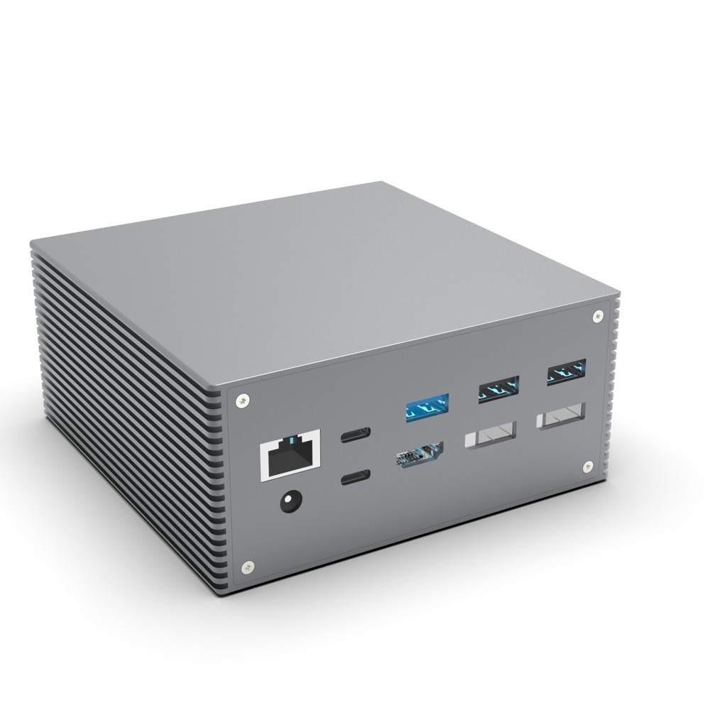 Thunderbolt 3 Docking Station Dual Monitor с передачей данных 40 Гбит/с 4k