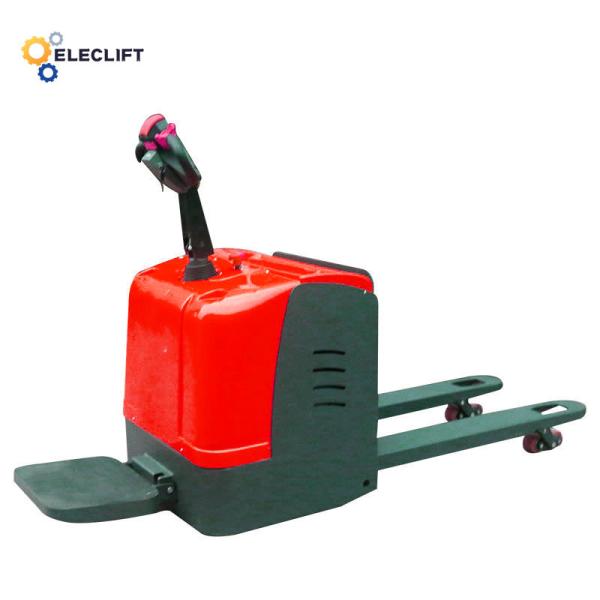 Polyurethane Tires Full Electric Pallet Truck for Warehouse 24V/1.2KW 550/685Mm Width