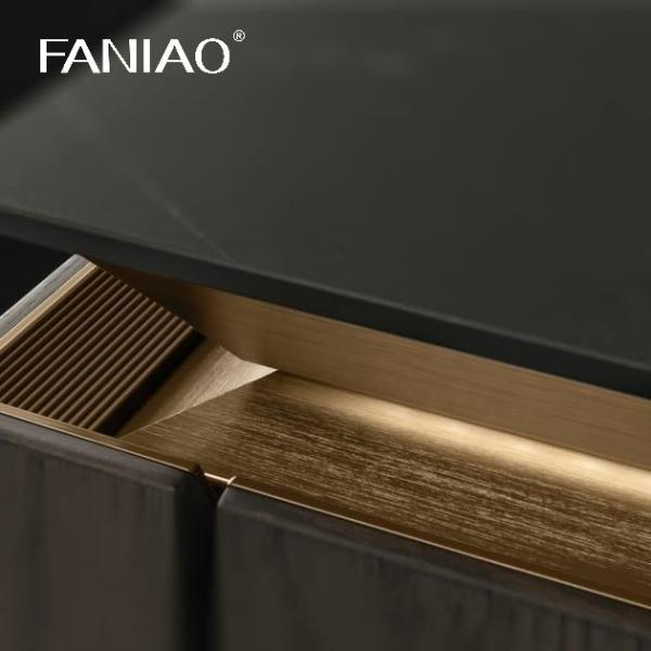 Роскошные модульные шкафы Кухонный дизайн Мебель деревянного дома Меламинная доска Современный настенный кухонный шкаф