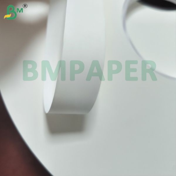 Light Weight White Or Custom Printing Wrapping Paper Slitted Rolls For Individual Straw Wrap