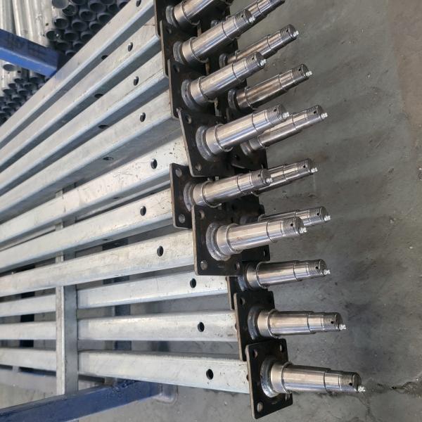 ODM d'OEM droit d'axe de remorque de 50MM Unbraked axe de remorque de 4000