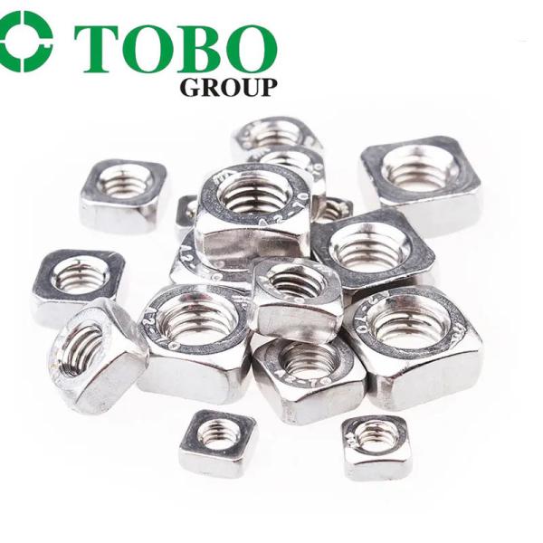M3 M4 M5 M6 M8 M10 M12 Din 557 Stainless Steel 304 Threaded Square Nuts
