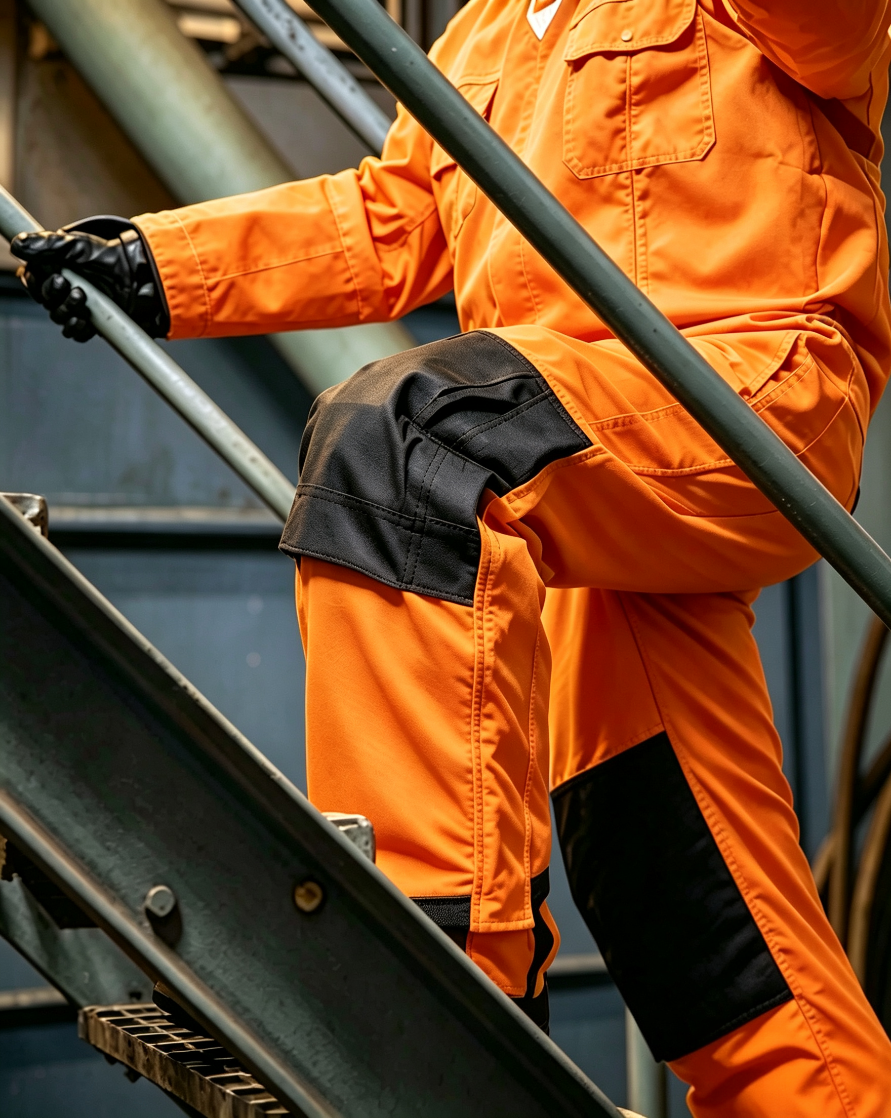 Comfort Fit Water Resistant Bib Overalls Abrasion Resistant Safety Bib Overalls Elastic Waist