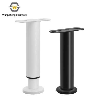 Adjustable Round Sofa with T-bottom Retractable Bed Frame Foot Support Furniture Hardware Cabinet Iron Metal