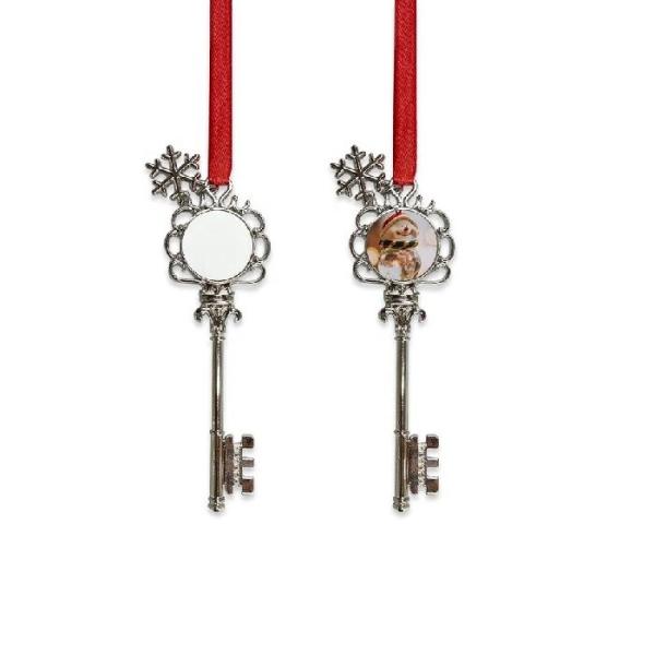 Blank Metal Sublimation Christmas Ornament Christmas Tree Hanging Decorations