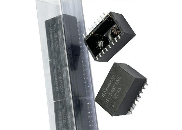 10/100/1000 Base-T non-PoE	LAN Transformer through-hole 749020112B