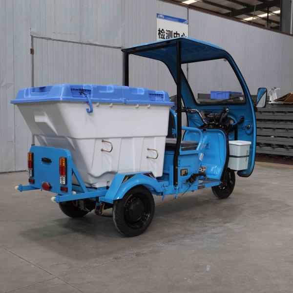 Electric Environmentally Friendly Cleaning Garbage Tricycle 30-50Km/h