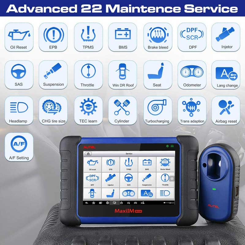 Autel MaxiIM IM508 Усовершенствованный инструмент программирования IMMO & Key с программистом XP200 Global Version
