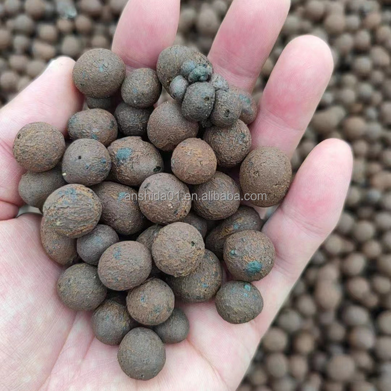Chemical Composition Fe2O3 Ball Aggregate Lightweight Expanded Leca Clay Insulation