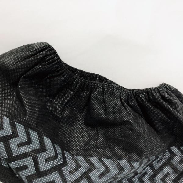 Black 35gsm Disposable Non Woven Shoes Cover