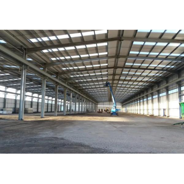 Solid H Shape Beam Poultry Farm Structure Lightweight Steel Frame House Anti Wind