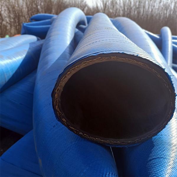 Water Rubber Discharge Hose Pipe Sump Pump Drain Hose 50Ft 5 Inch 6 Inch