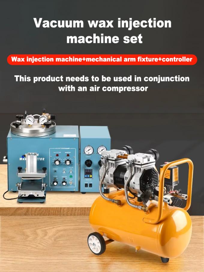 Precision Wax Injection Machine with 0-85 Degree Temperature Range 3kg Wax Content and 510W Power for Jewelry Manufacturing