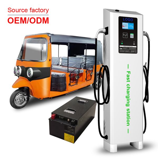RS485 11KW 22kw EV DC Fast Charger For Electric Tuk Tuk Dustproof