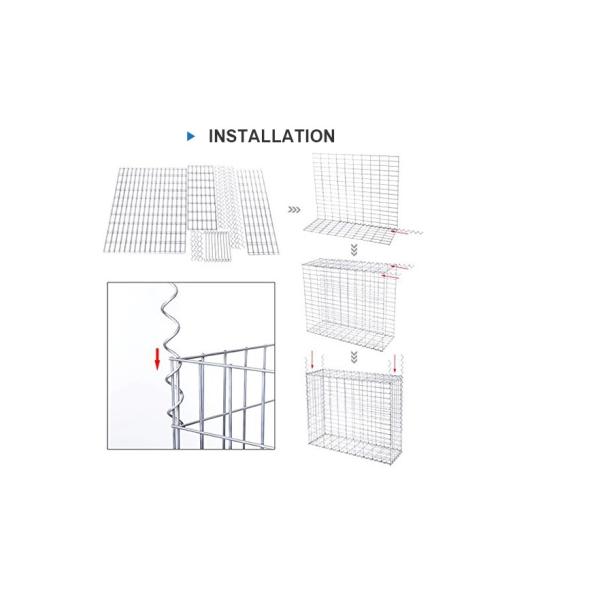 Прочным ориентированным на заказчика сваренная размером каменная клетка Габион для предохранения от банка