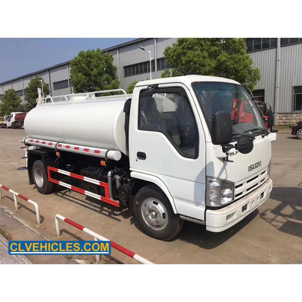 100P 98hp ISUZU Water Truck Mobile Water Tanker Light Duty 4000 Liters