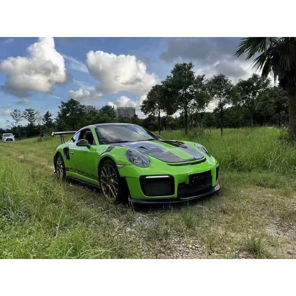 GT2RS Style Porsche 991 Body Kit Fender Hood Side Skirt Tail Wing