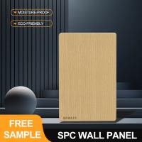 Panneaux muraux SPC Nouveau produitIdeas 600*2440*4mm imperméable à l'eau et résistant à l'humidité pierre plastique écologique marbre