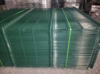 O cargo reto pulveriza rede de arame curvada revestida de Panels Triangle Bend da cerca do metal
