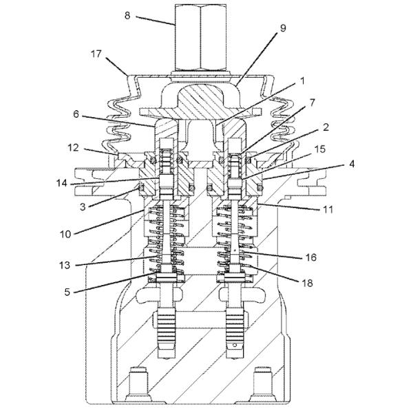 CA1184086 118-4086 1184086 Стержневой штурвальный прибор C-A-T Excavator Parts