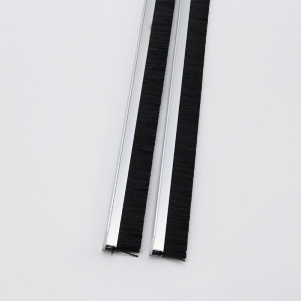 Nylon Plastic Wire Bristle Door Window Seal Strip Brush Dust Proof Heat Resistance